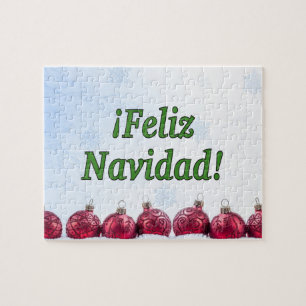 ¡Feliz Navidad! Merry Christmas in Spanish gf Jigsaw Puzzle