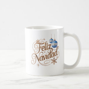 Feliz Navidad Nicaragua Gold Christmas Coffee Mug