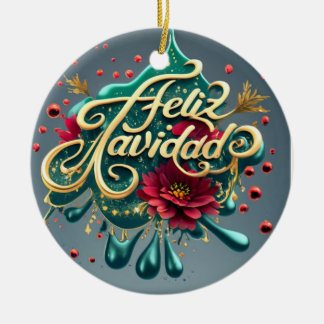 Feliz Navidad Ornament