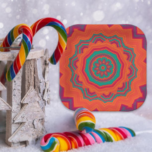 Feliz Navidad Paper Plate