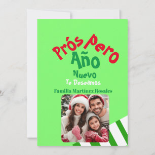 Feliz Navidad Photo Spanish Xmas Holidays Invitation