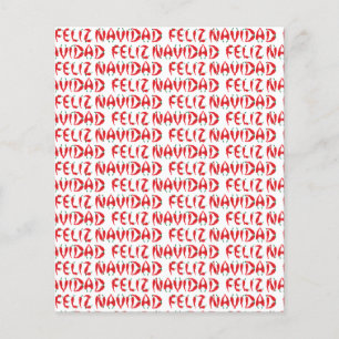 Feliz Navidad Red Chile Pepper Scrapbook Paper