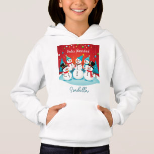 Feliz Navidad Snowman Personalised Name Spanish