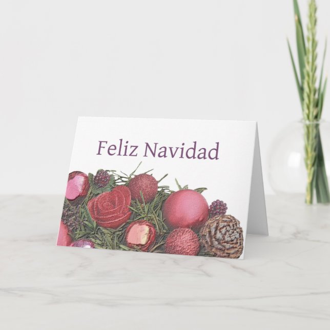 Feliz Navidad - spanish christmas card (Front)