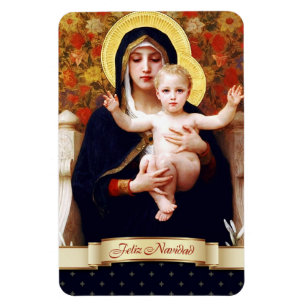 Feliz Navidad. Spanish Christmas Gift Magnet