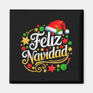 Feliz Navidad Spanish Mexican Christmas Xmas Holid Magnet