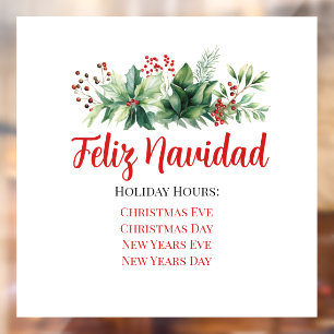 Feliz Navidad Store Hours