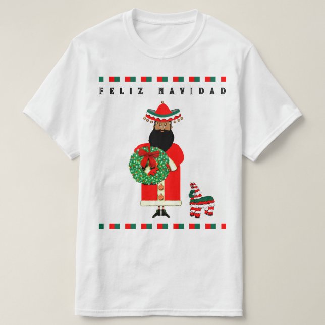 Feliz Navidad T-Shirt (Design Front)