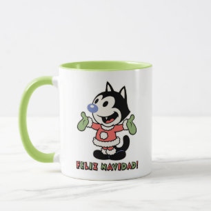 Feliz Navidad the Cat Mug