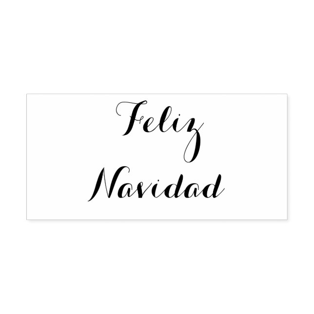 Feliz Navidad - wood stamp (Imprint)
