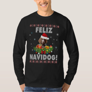 Feliz Navidog Brittany Spaniel Dog Ugly Sweater Ch