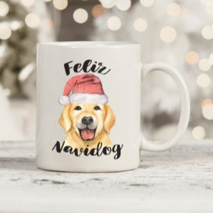 Feliz Navidog Christmas Dog  Coffee Mug