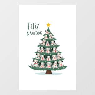 Feliz Navidog Christmas Dog T-Shirt, Funny Cute Xm