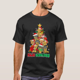 Feliz Navidog Feliz Navidad Christmas Yorkshire Te T-Shirt