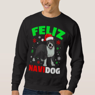 Feliz Navidog Pitbull Dog Ugly Xmas Sweater