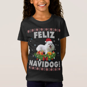 Feliz Navidog Poodle Dog Ugly Sweater Christmas Sa