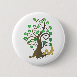 Fell from the Family Tree 6 Cm Round Badge