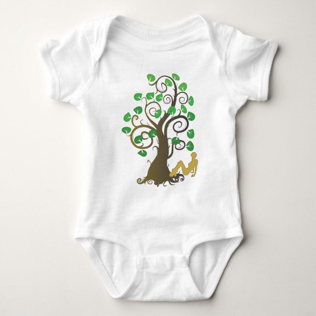 Fell from the Family Tree Baby Bodysuit (Front)