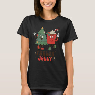 Fellin' Jolly  Christmas Tree Hot Cocoa Coffee T-Shirt