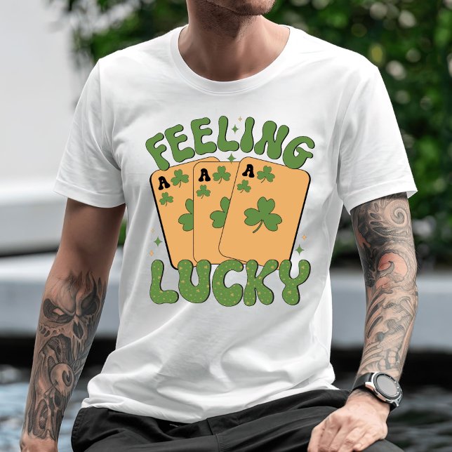 Felling Lucky Happy St. Patrick's Day T-Shirt (Creator Uploaded)