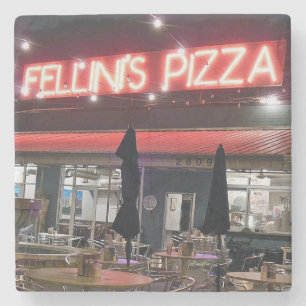 Fellini's Buckhead, Atlanta Marble Stone Coaster. Coaster