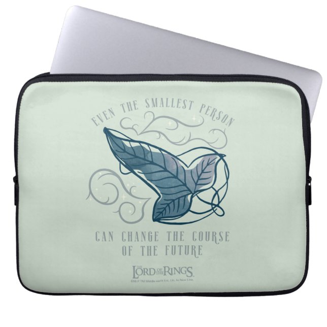 Fellowship Elven Brooch Quote Graphic Laptop Sleeve (Front)