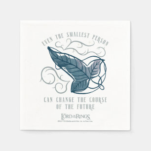 Fellowship Elven Brooch Quote Graphic Napkin