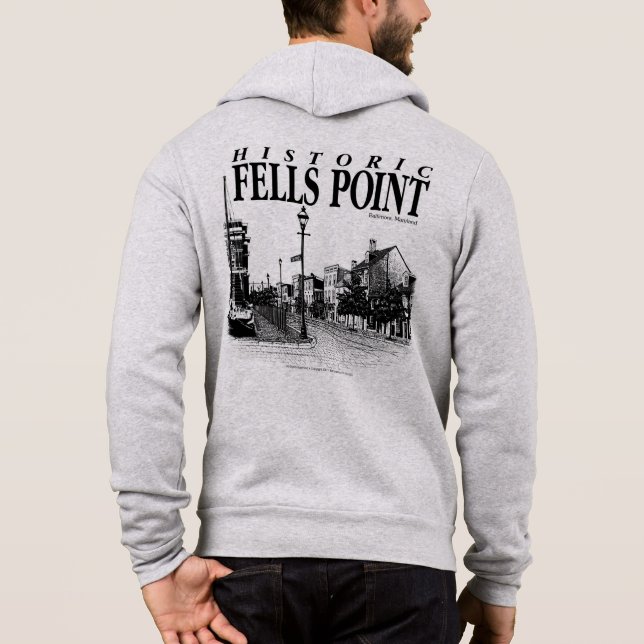 Fells Point Original Art Hoodie (Back)