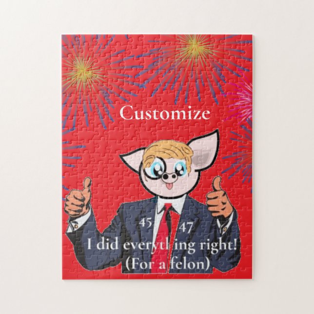 Felon President Thunder_Cove Jigsaw Puzzle (Vertical)