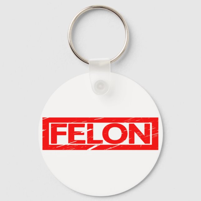 Felon Stamp Key Ring (Front)