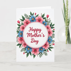 Felt Flower Celebration Card