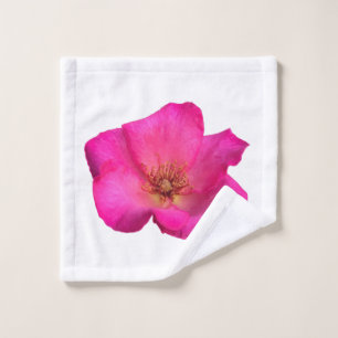 Felt Rose Wash Cloth