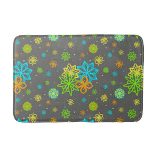 Felt Tip Flowers - Emmy Pattern Bath Mat