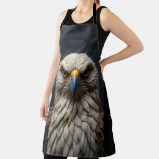 Felted Bird Portrait Apron