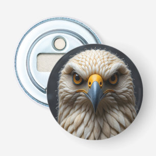 Felted Bird Portrait Bottle Opener