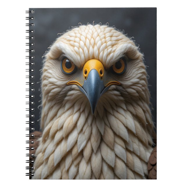 Felted Bird Portrait Notebook (Front)