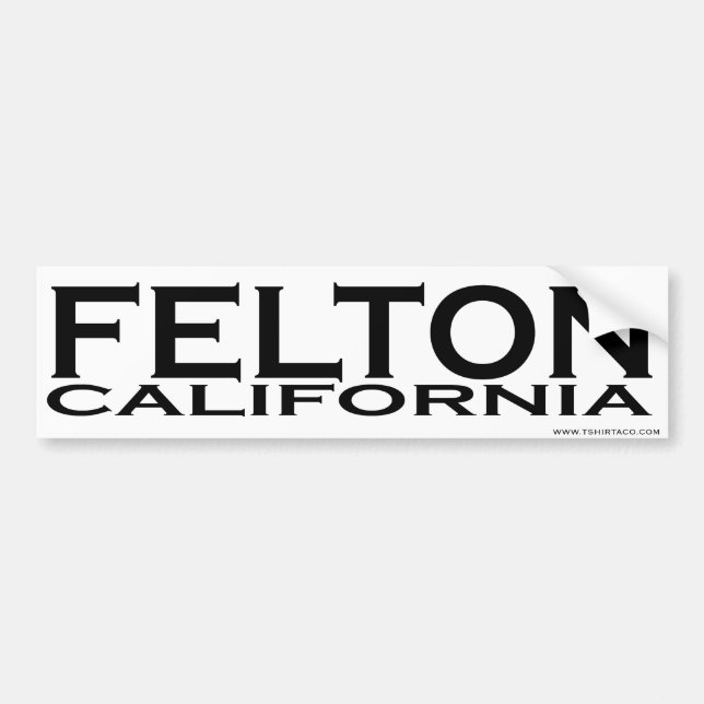 Felton, CA Bumper Sticker (Front)