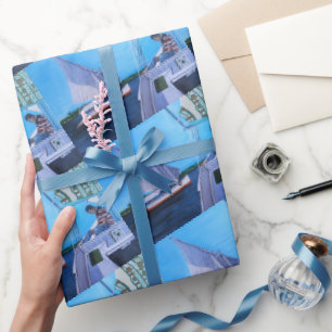 Feluccas on the Nile Painting by Alfred Fox Wrapping Paper