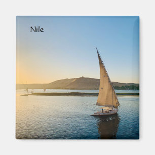 Felukka on the Nile at Aswan Magnet