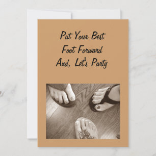 FEMALE "40TH" BIRTHDAY PARTY INVITATION