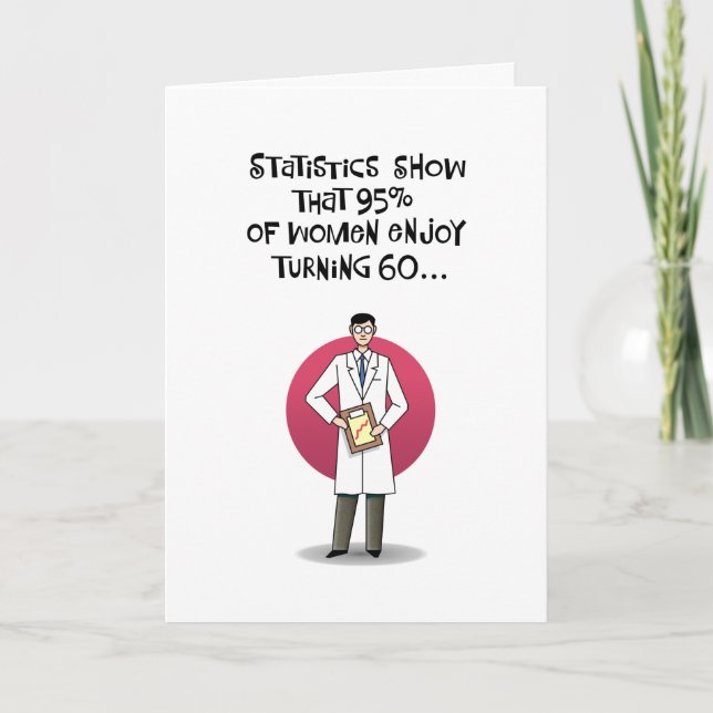 Female 60th Birthday Card (Front)