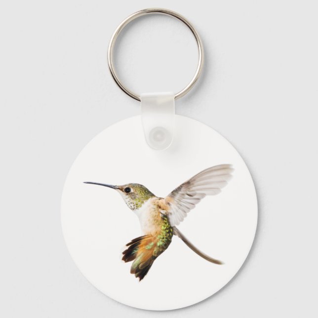 Female Allen's Hummingbird Keychain (Front)