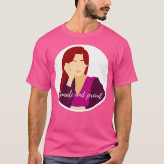 Female amp Proud Red T-Shirt