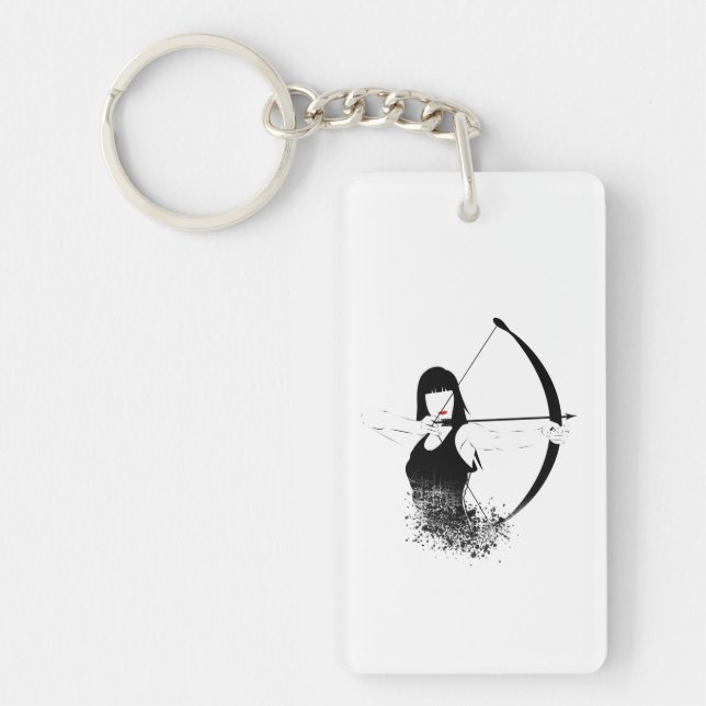 Female Archer Key Ring (Front)