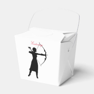 Female Archer Silhouette Thunder_Cove Favour Box