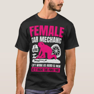 Female Automotive Mechanic Girl Gift T-Shirt