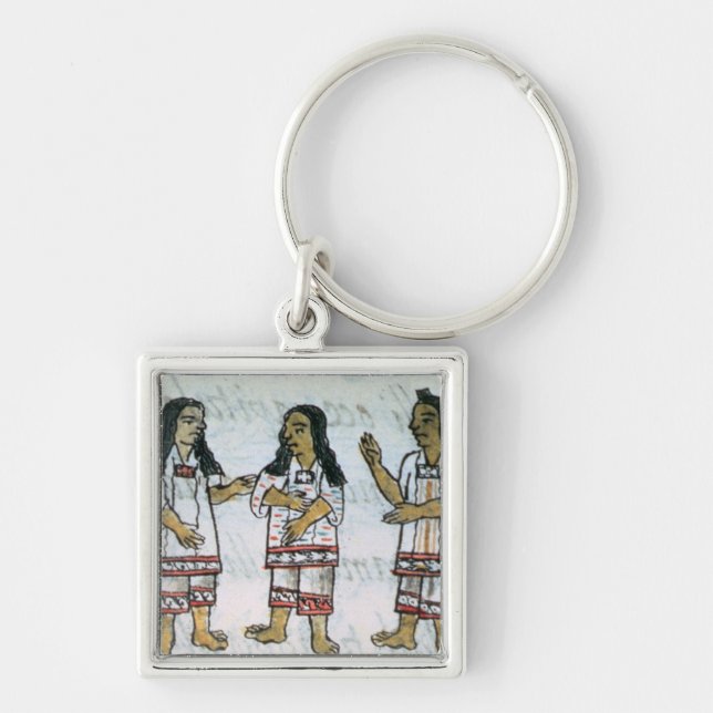 Female Aztec costumes Key Ring (Front)