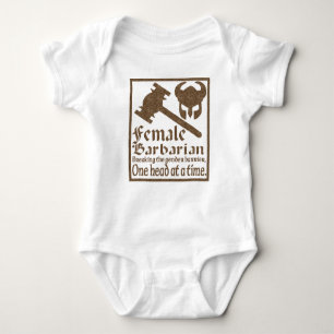 Female Barbarian Baby Bodysuit