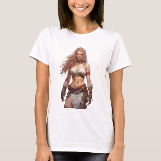Female Barbarian T-Shirt (Front)