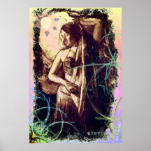 Female Belly Dancer with a Star